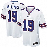 Nike Men & Women & Youth Bills #19 Williams White Team Color Game Jersey,baseball caps,new era cap wholesale,wholesale hats